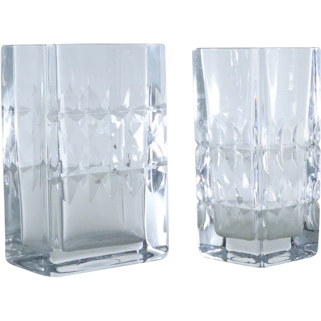 [2] KOSTA BODA Designed by GORAN WARFF Signed Crystal Glass Vases (1 of 20)