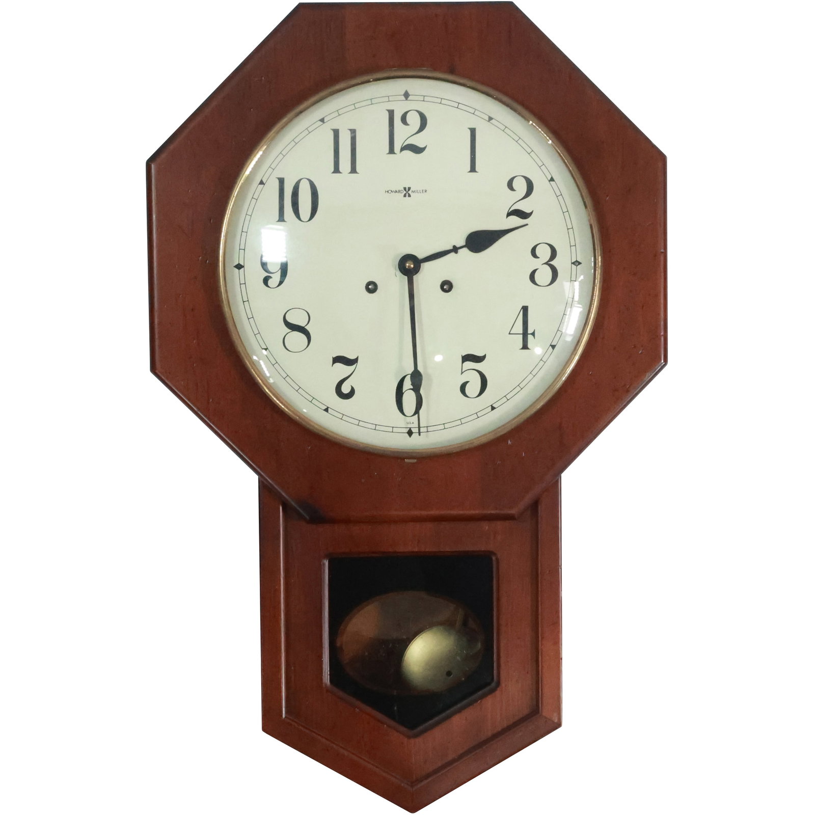 Howard Miller , Wall Clock School House Style, with Pendulum (1 of 20)