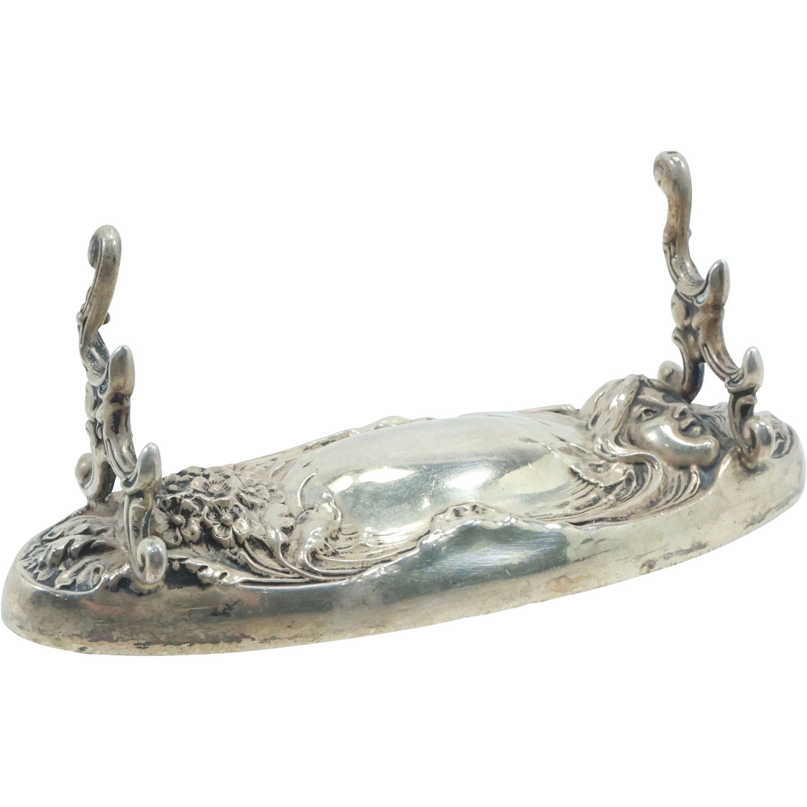 Woodside STERLING SILVER DESK TOP PEN REST Marked and Numbered 2195 (1 of 18)