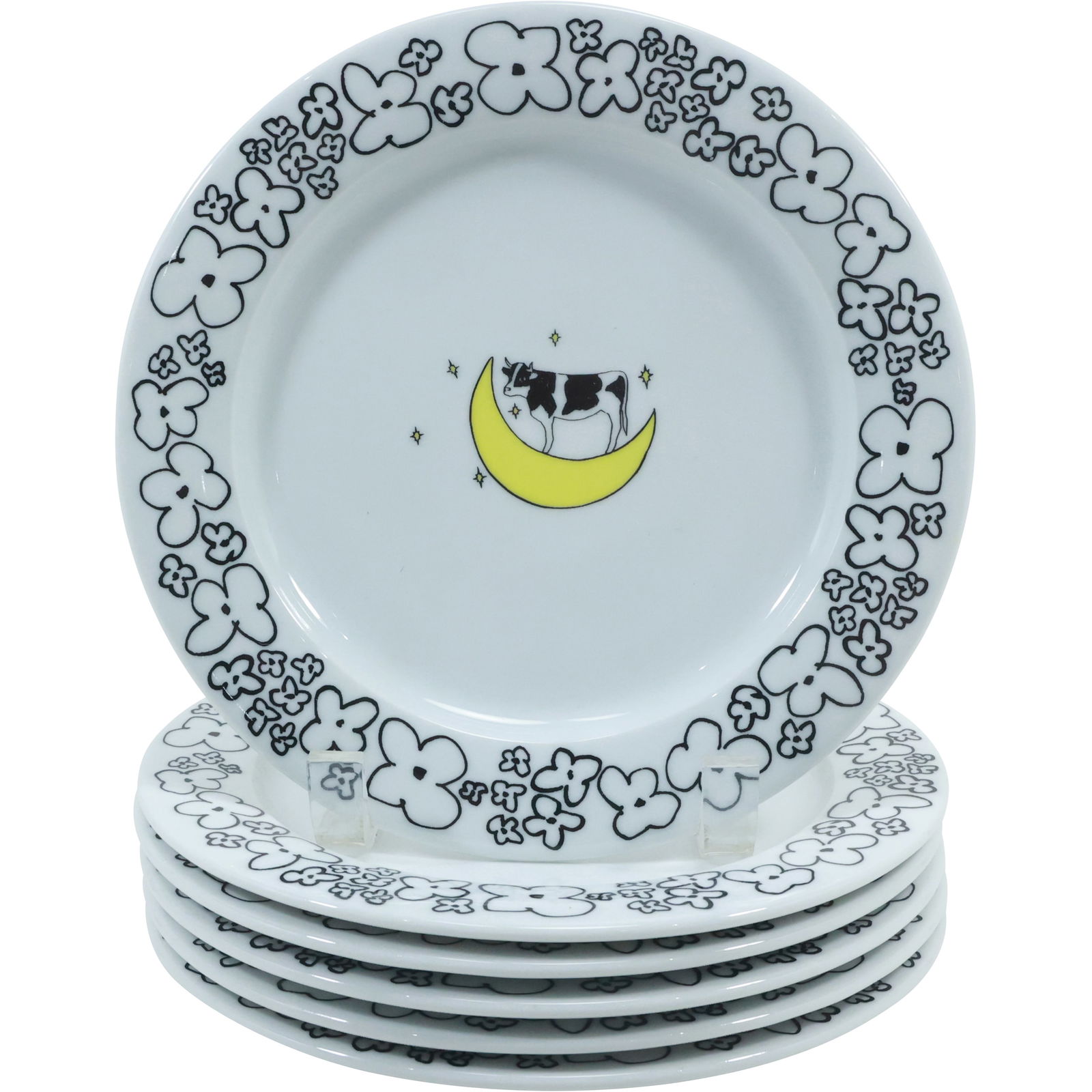 Set 6 Suisse Langenthal Porcelain COW Theme Luncheon Plates 8.25 in. diameter (1 of 18)
