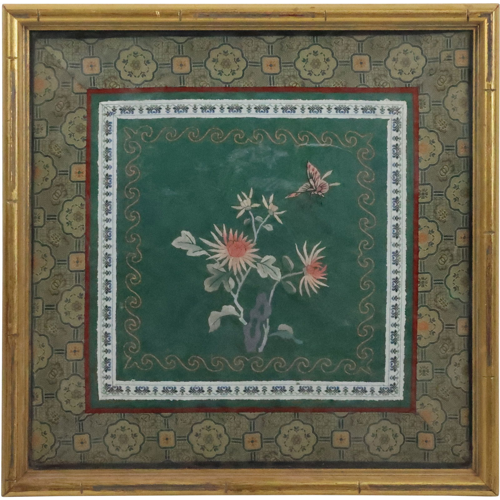 Framed Chinese Silk Embroidery Panel (1 of 20)