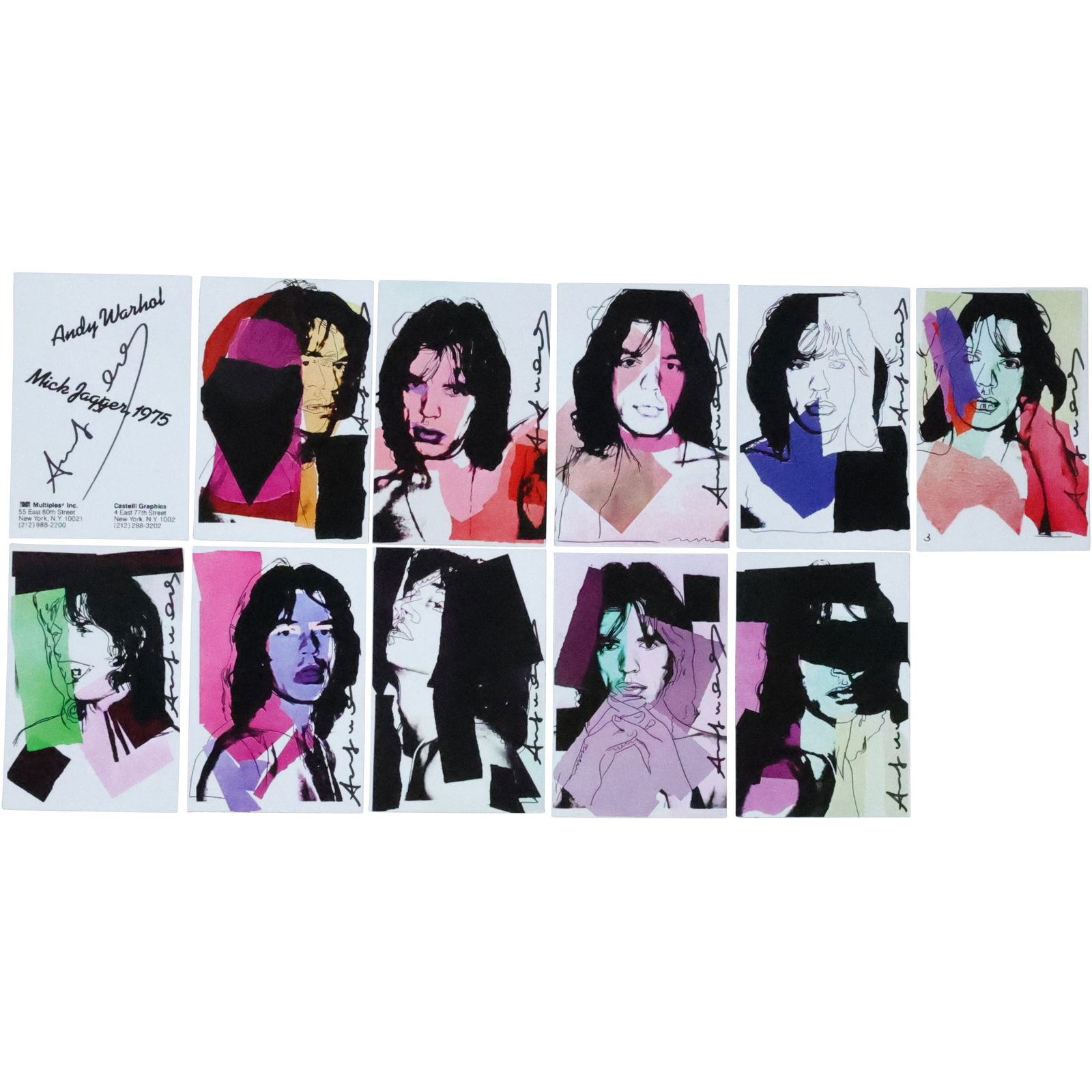 ANDY WARHOL Portfolio 10 Silkscreen Prints Signed and Numbered Edition 250, Pub. Seabird Editions (1 of 20)
