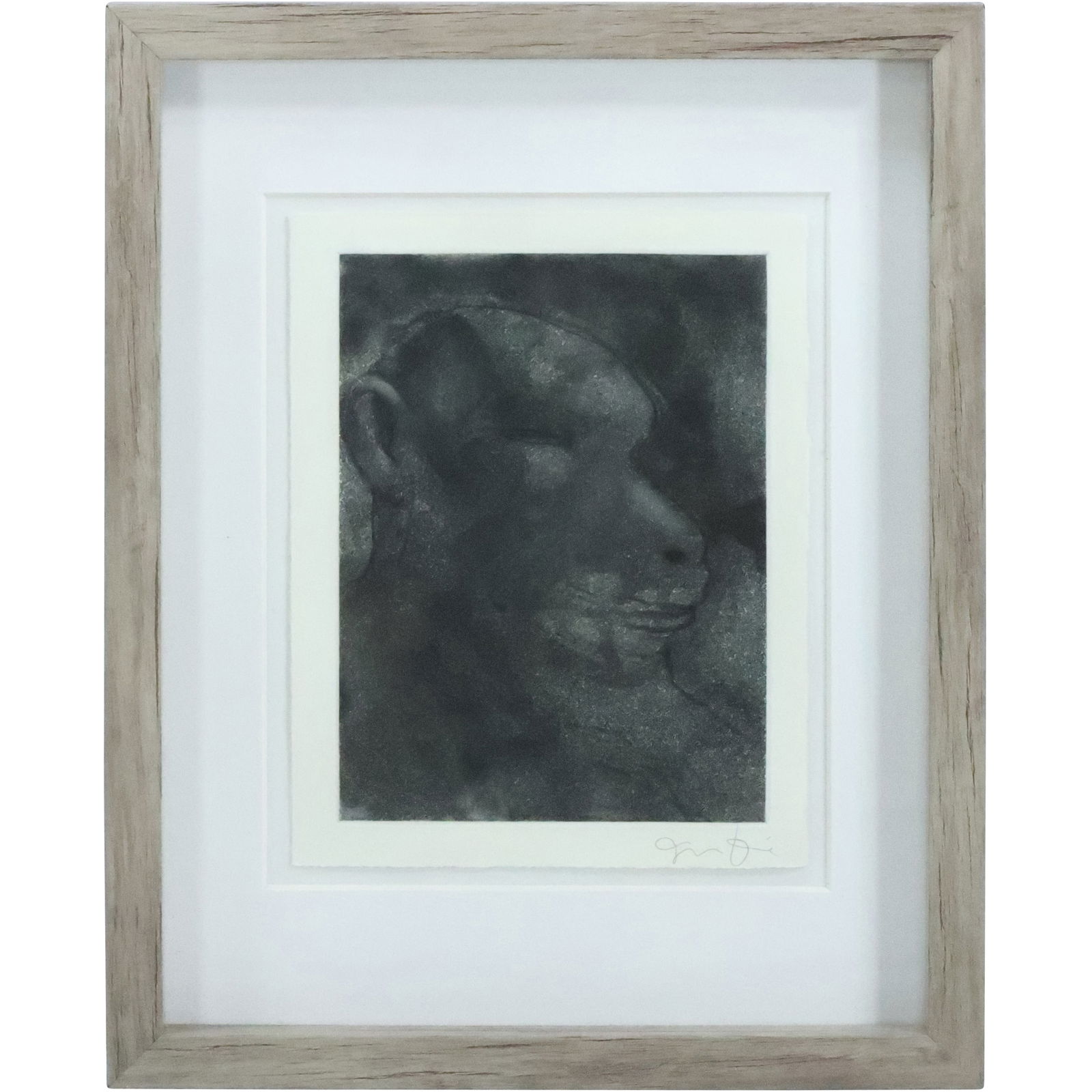 Signed Jim Dine, Etching Portrait of an Orangutang, Framed (1 of 20)