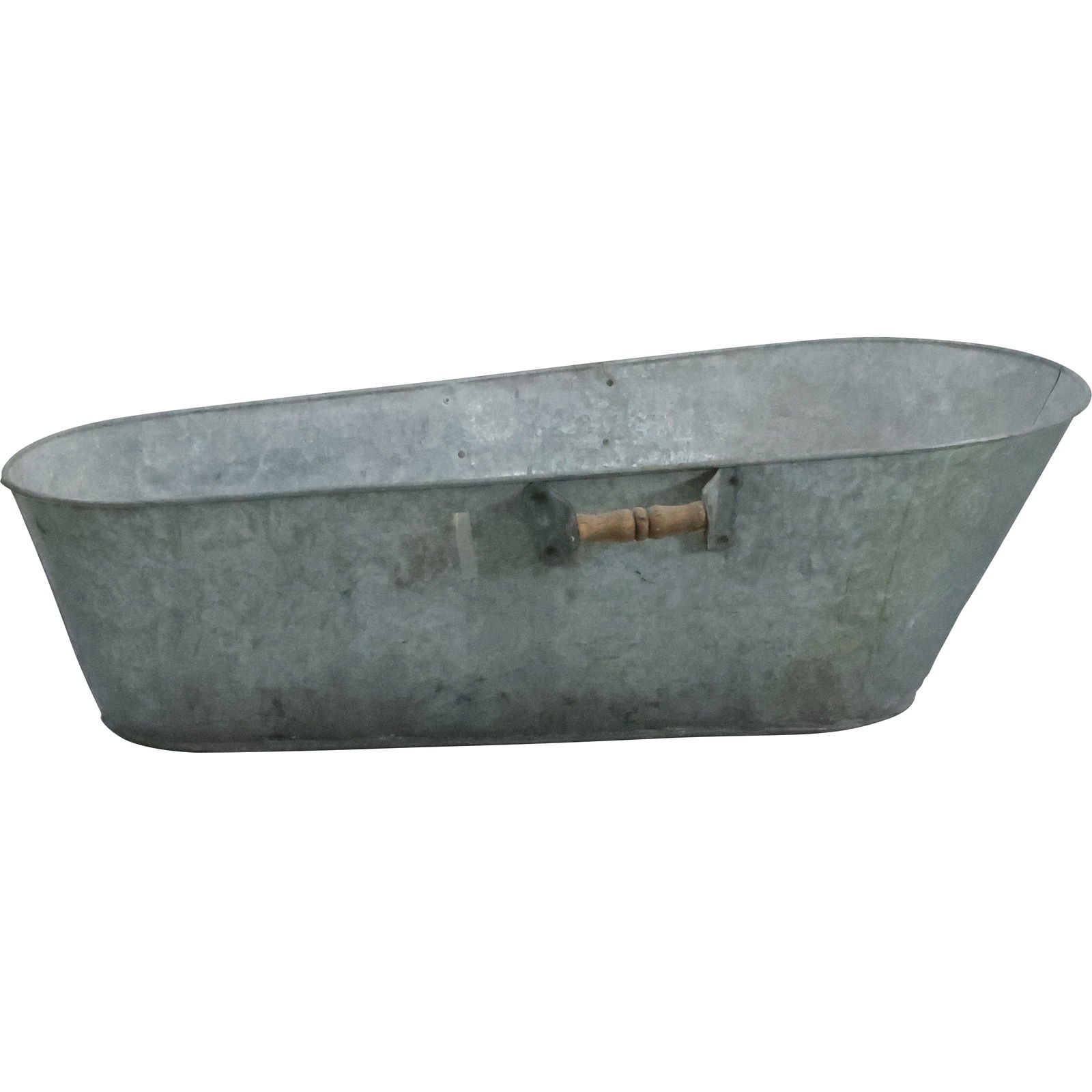 Antique Galvanized Metal Foot / Wash Tub 35 inches length (1 of 20)