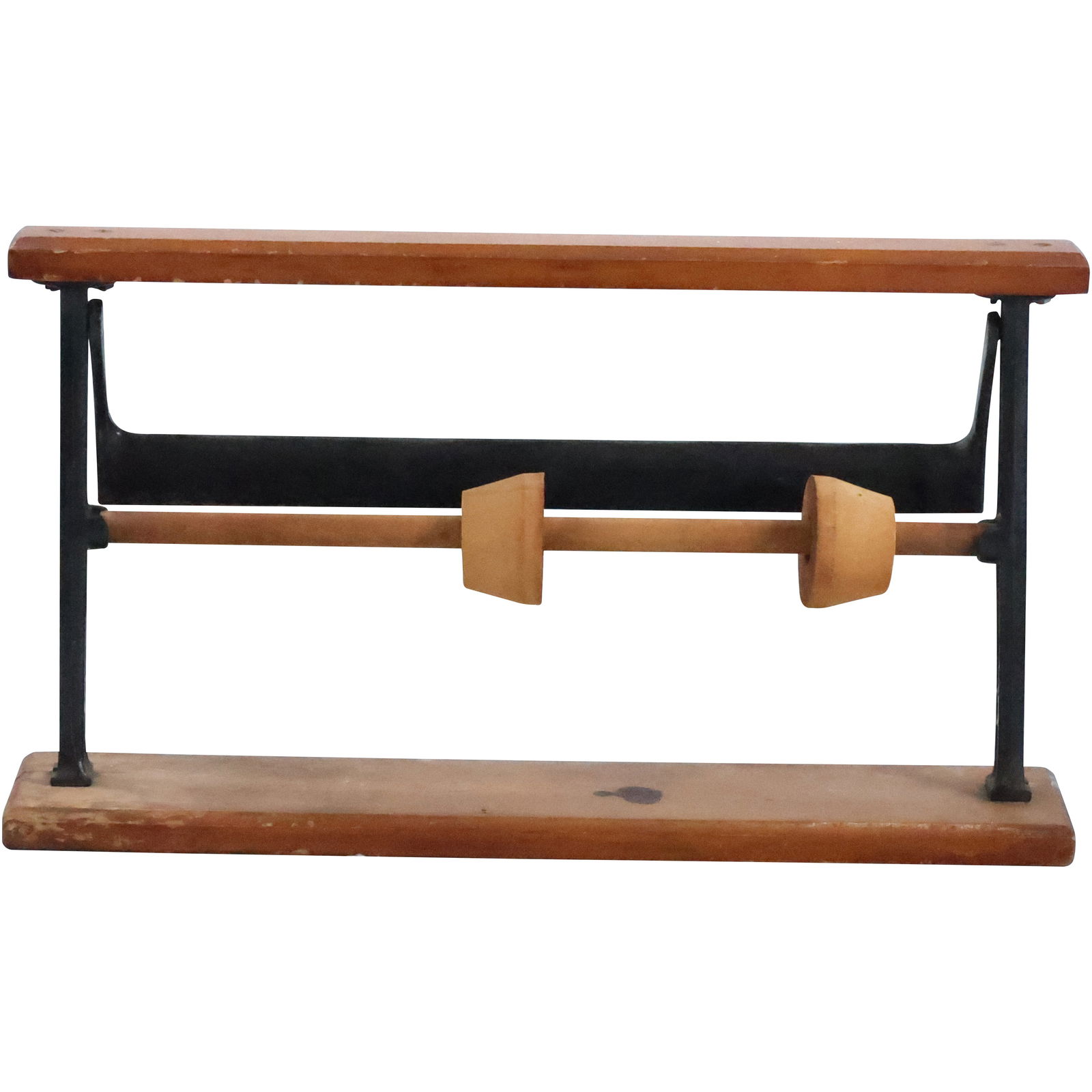 Wood and Iron Country Store Paper Roll Holder Cutter Stand (1 of 20)