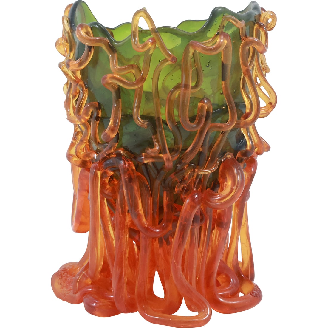 Medusa Vase by Gaetano Pesce for Fish Design, Elastic synthetic resin 7.25 in. height x 5.5 in. wide: Medusa Vase by Gaetano Pesce for Fish Design, Elastic synthetic resin 7.25 in. height x 5.5 in. wide size: 7.25x5.5