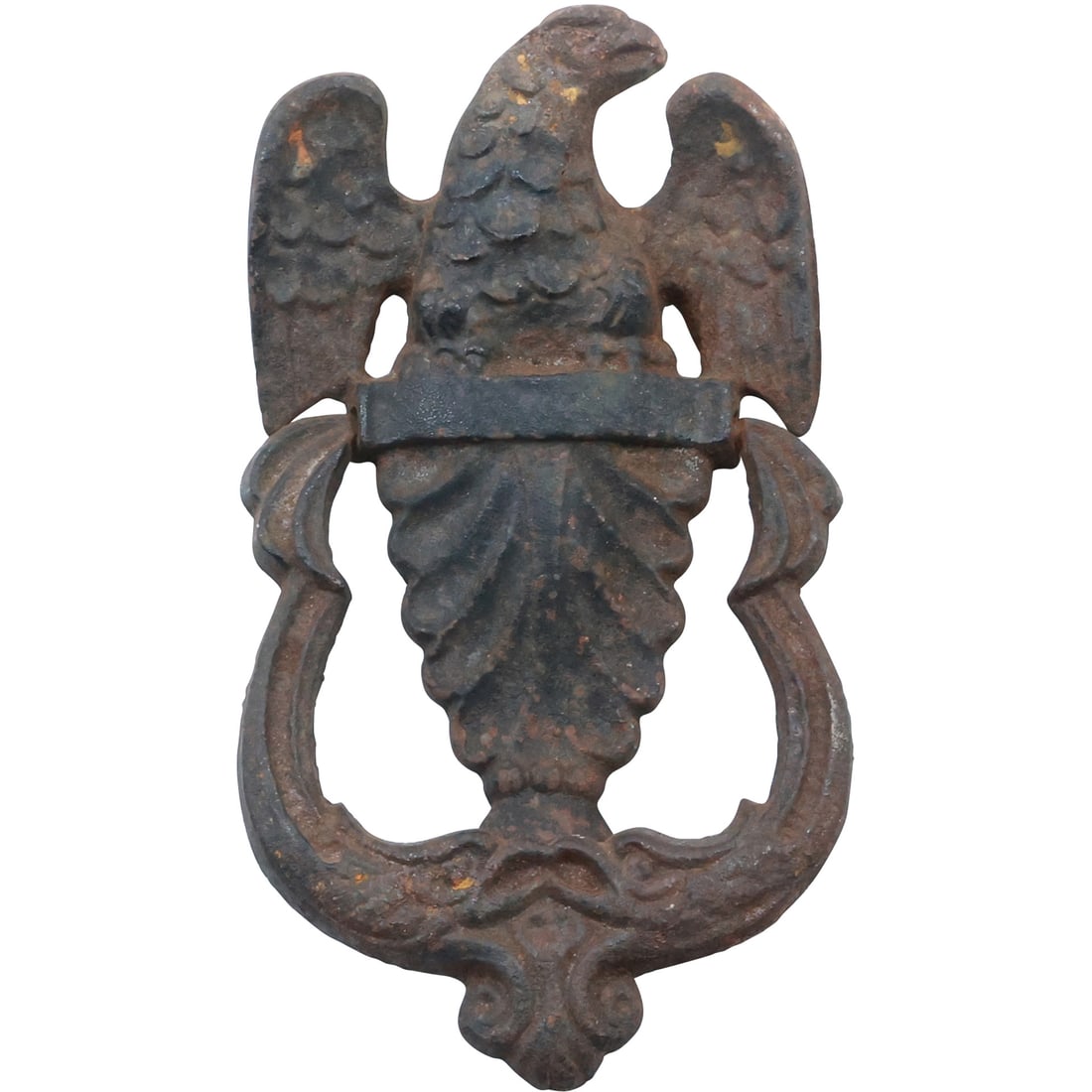 Antique American Eagle Cast Iron Door Knocker (1 of 17)