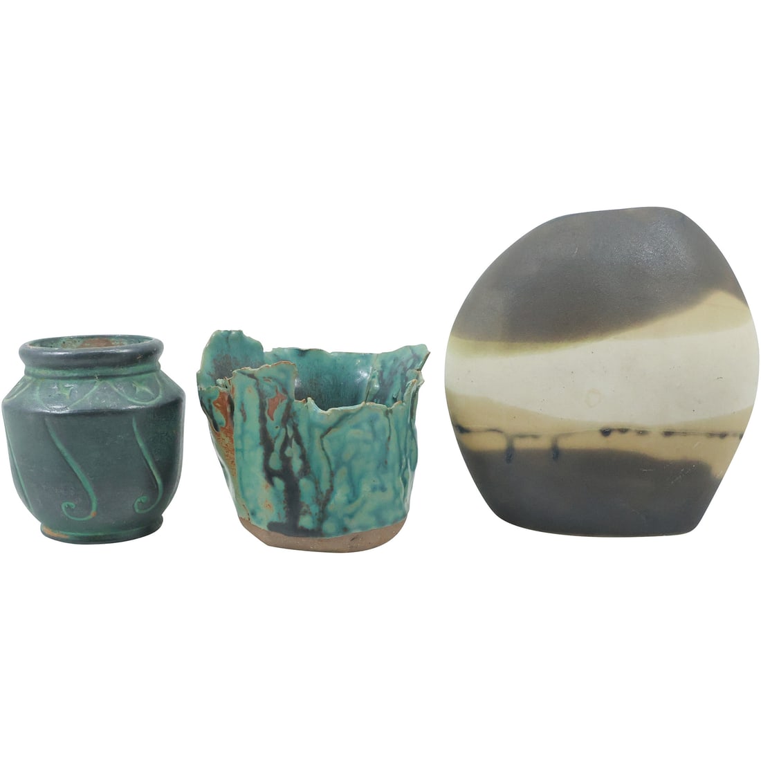 3 Assorted Studio Art Pottery Vases in Various Sizes (1 of 20)