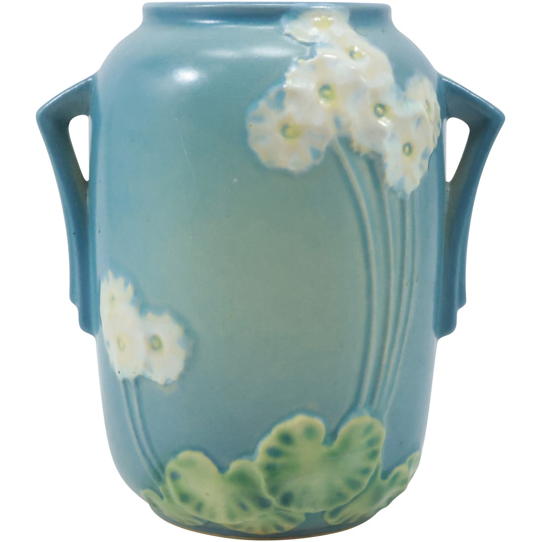 Roseville Art Pottery Primrose 761-6" Blue Vase (1 of 20)