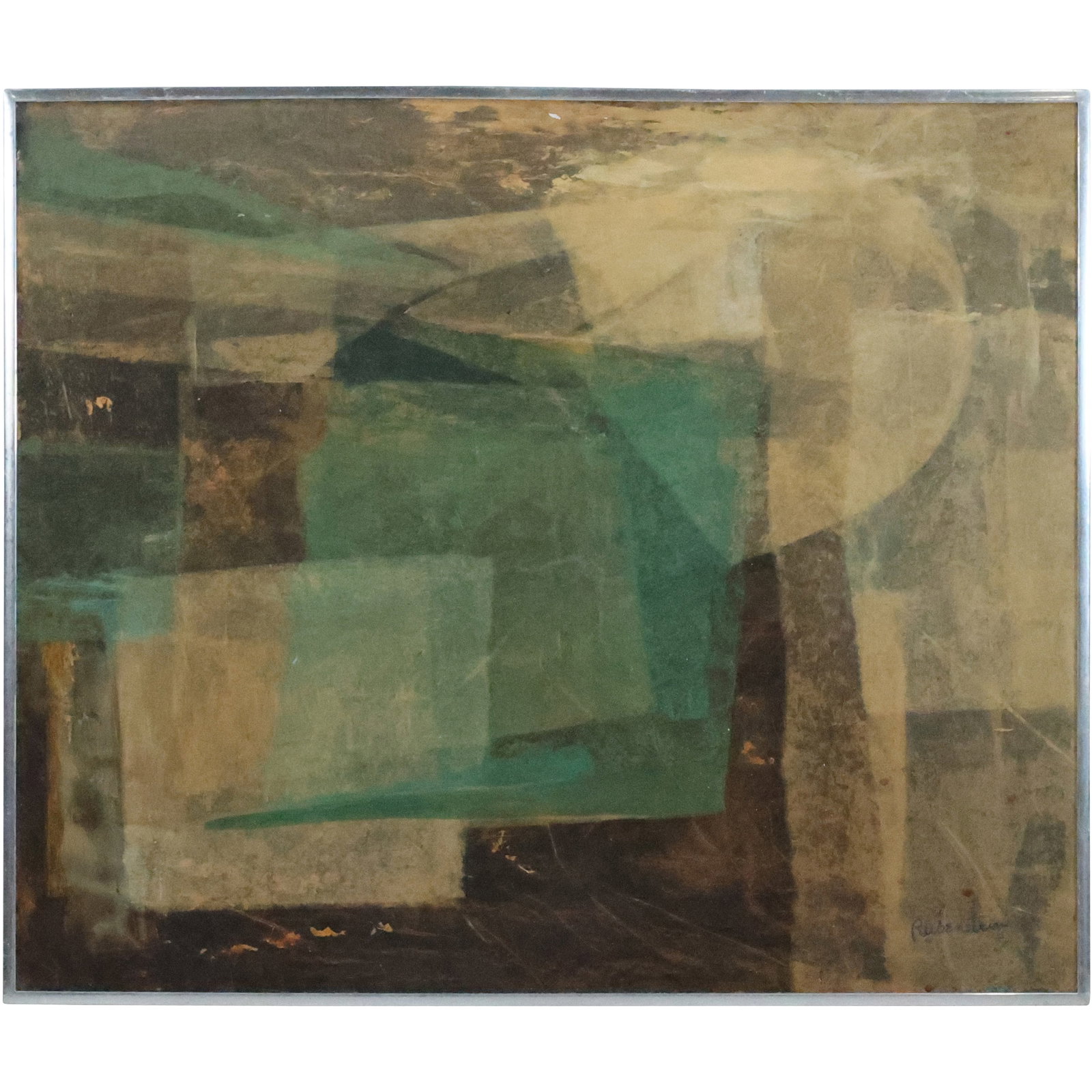 Charlotte Streifer Rubinstein (1921-2013) "Cubes in Space" Mixed Media Collage on Artist Board: Charlotte Streifer Rubinstein (1921-2013) "Cubes in Space" Mixed Media Collage on Artist Board This mixed media collage, titled "Cubes in Space," was created by Charlotte Streifer Rubinstein in 1972. 