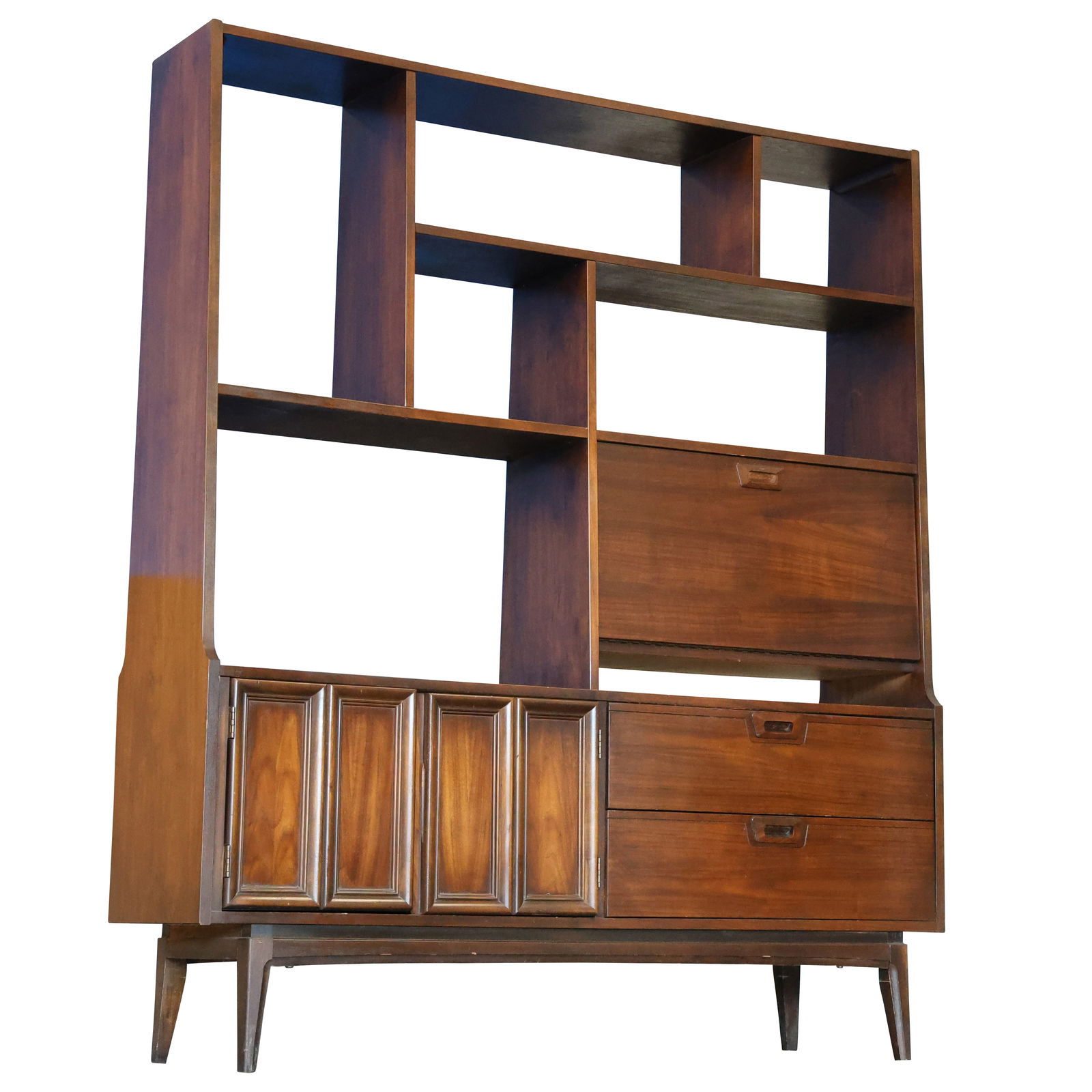 Midcentury Wall Unit by JB Van Sciver Room Divider Bookcase Desk (1 of 12)