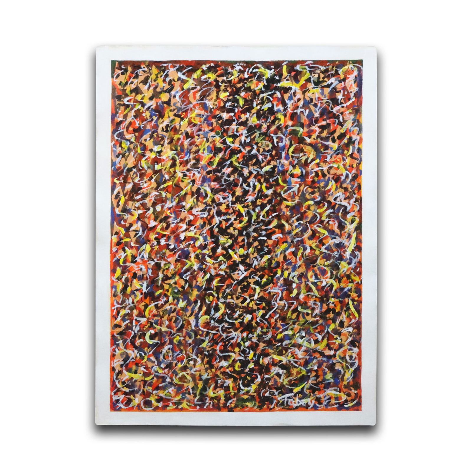 Mark Tobey (1890-1976), Abstract Oil Painting on Paper (1 of 20)