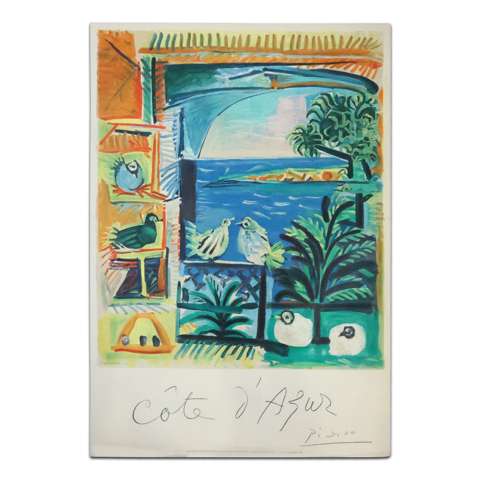 Limited Edition Lithograph of Côte d'Azur by Henri Deschamps After Picasso (1 of 20)