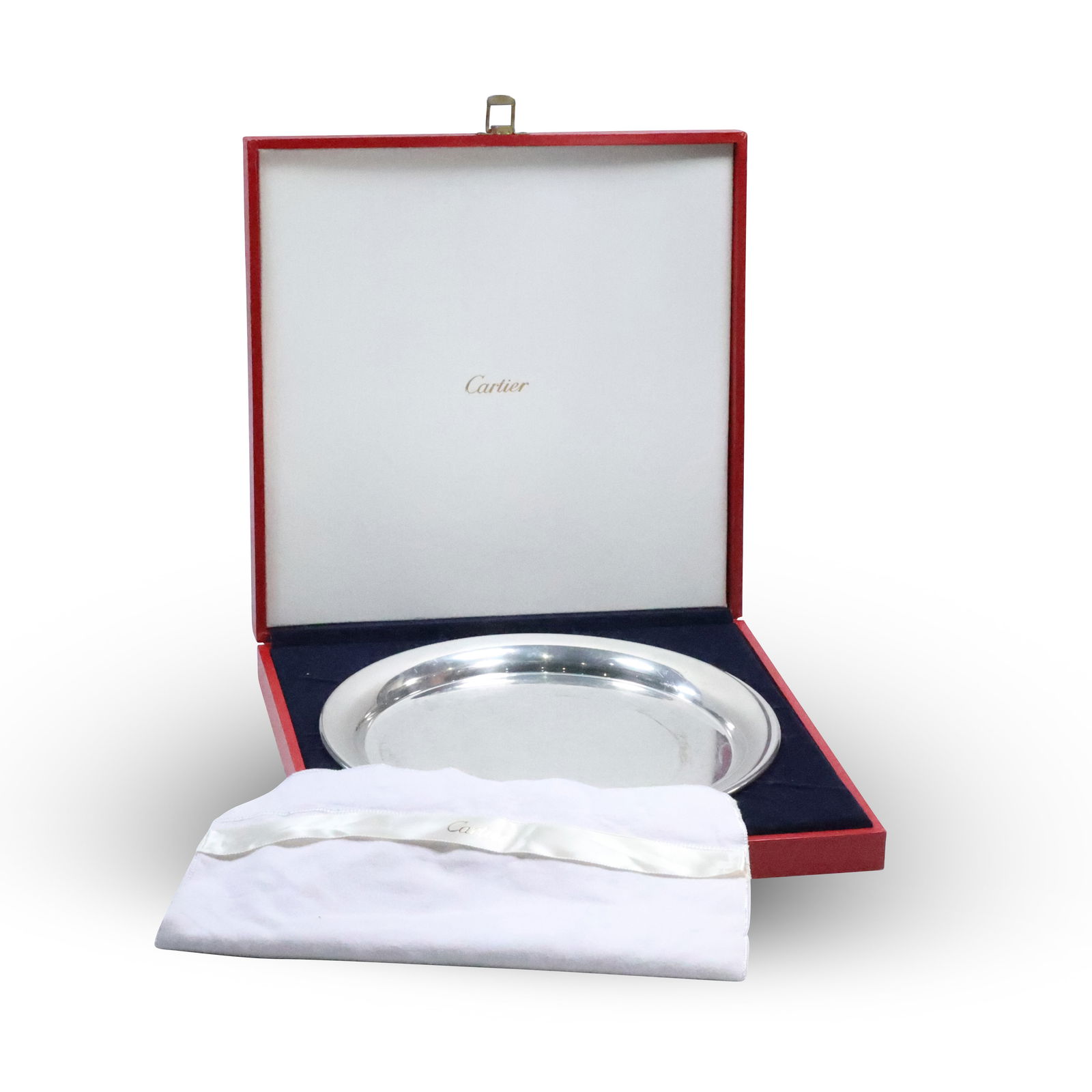 Cartier Pewter Vintage Plate with Original Red Box and Dust Bag (1 of 20)