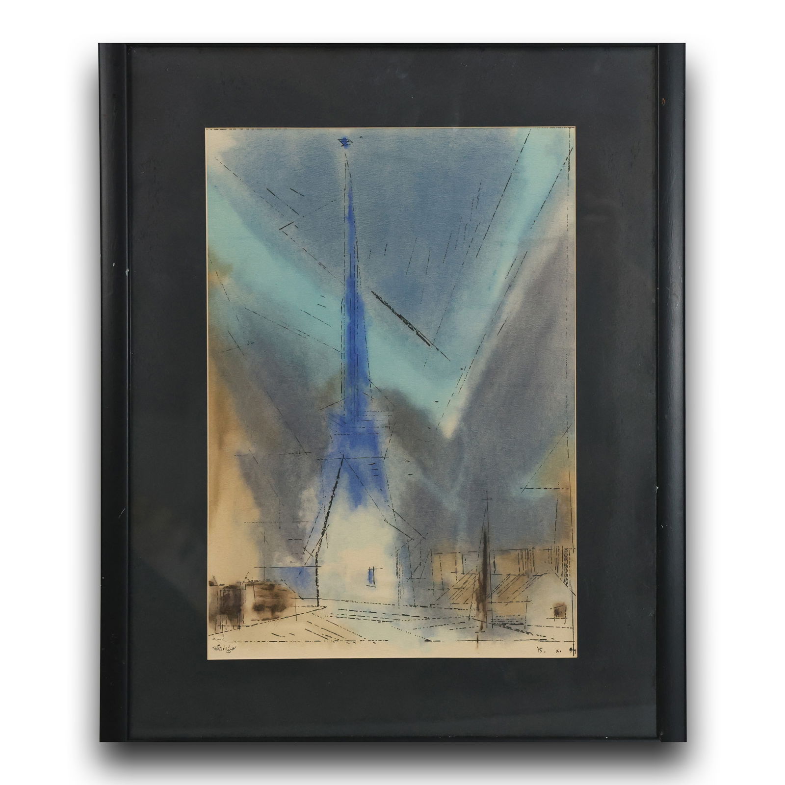 Lyonel Feininger (American/German, 1871-1956), Spire of Gelmeroda, 1940 (1 of 19)
