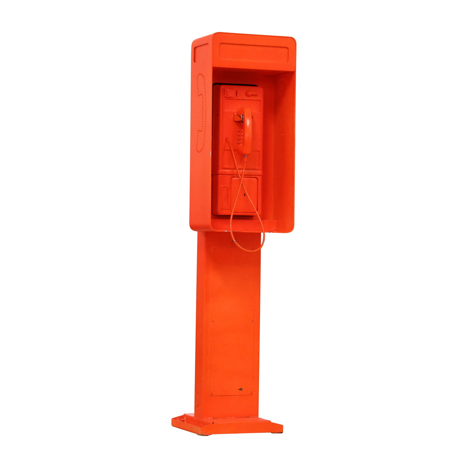 Louis Vuitton Visual Prop Telephone Booth used at the 5th Ave NYC Store: Louis Vuitton Visual Prop Telephone Booth used at the 5th Ave NYC Store. size: 63.5 h , 14.5 x 17