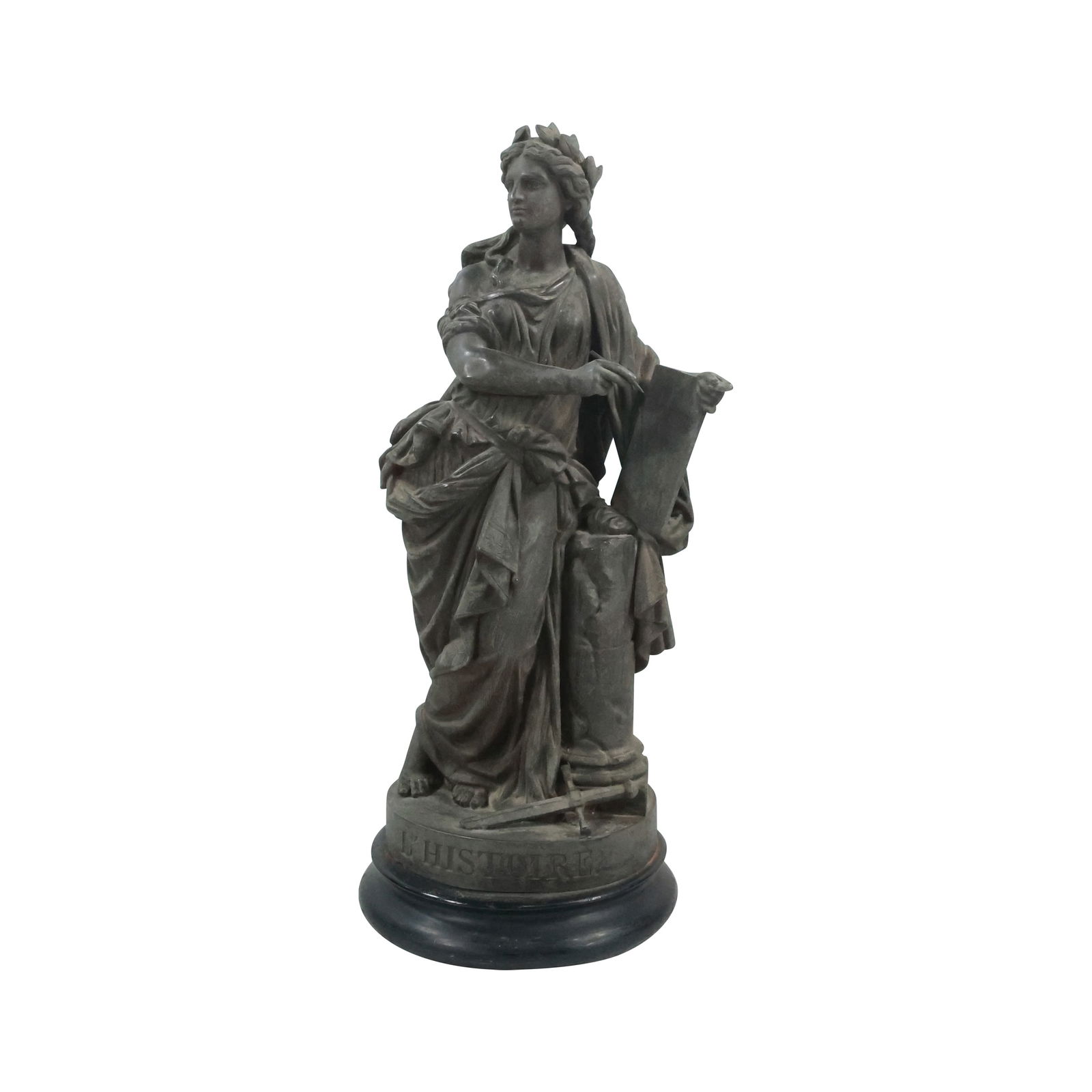 after Auguste Moreau the signing of the :Roman & Egyptian decree" 19th C,. Spelter Figure Statue (1 of 20)