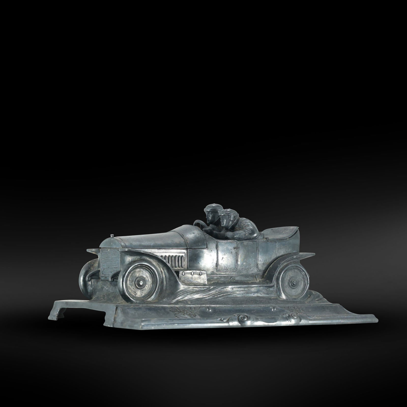 Circa 1910 Ink Stand in the Form of a Mercedes Racing Car WMF (1 of 20)