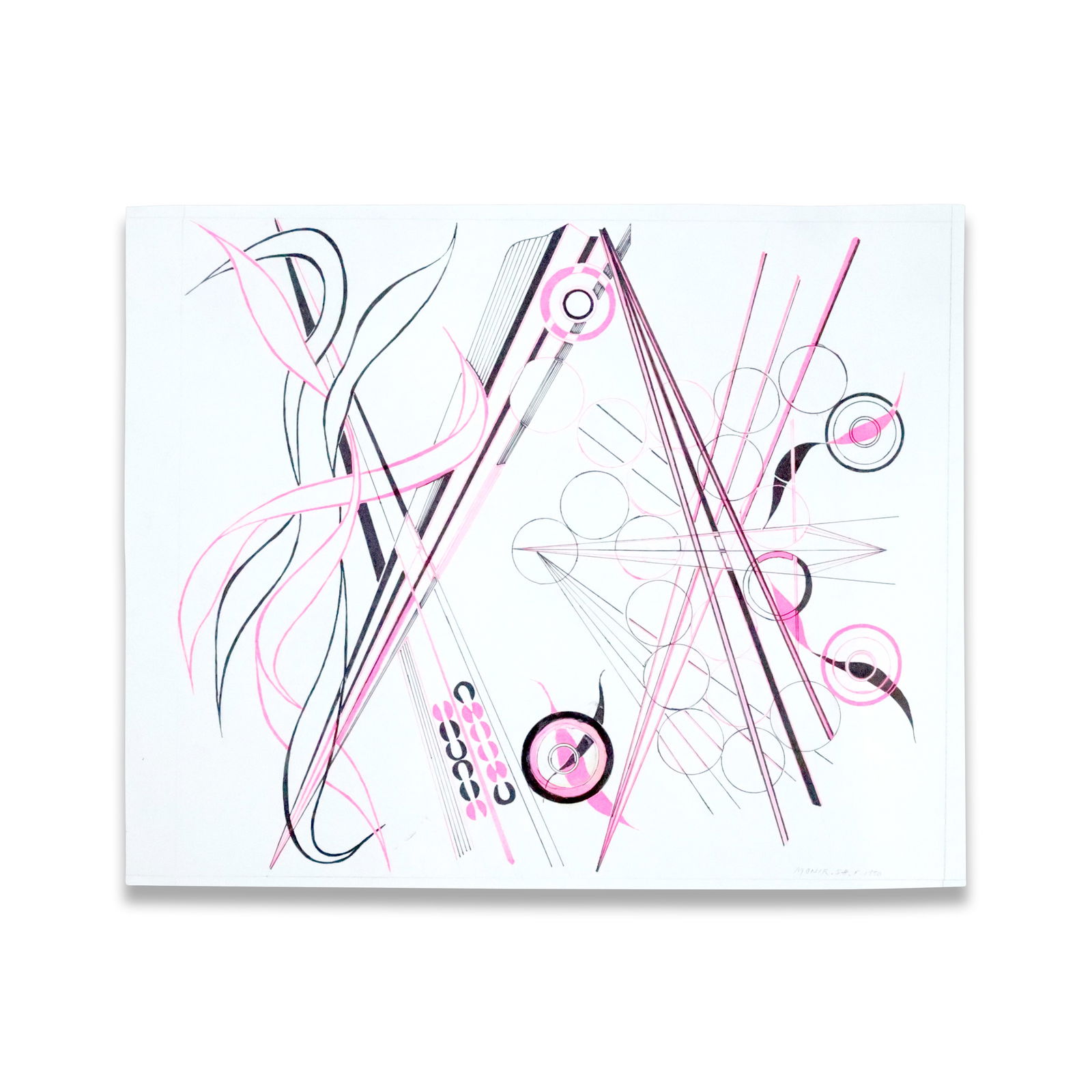 Original Artwork by Monir Shahroudy Farmanfarmaian – A Masterpiece of Geometric Elegance (1 of 20)