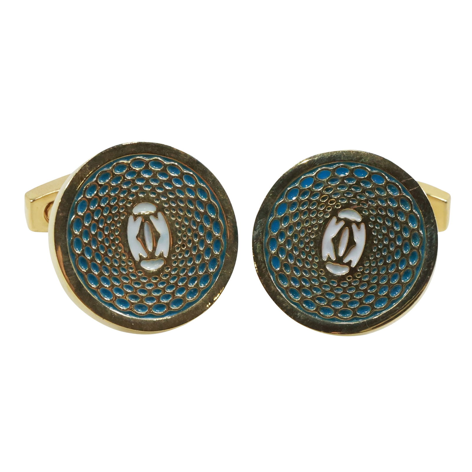 Signed Cartier Pair of Cufflinks (1 of 17)