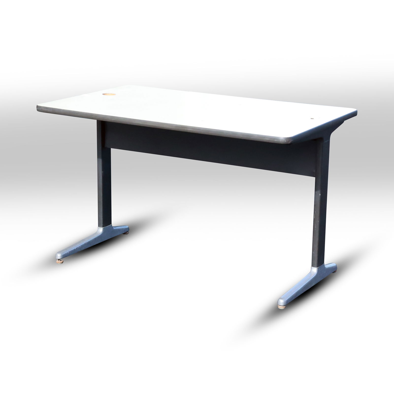 Herman Miller 1976 Industrial Work Table / Desk Table Signed with HERMAN MILLER Tag (1 of 10)