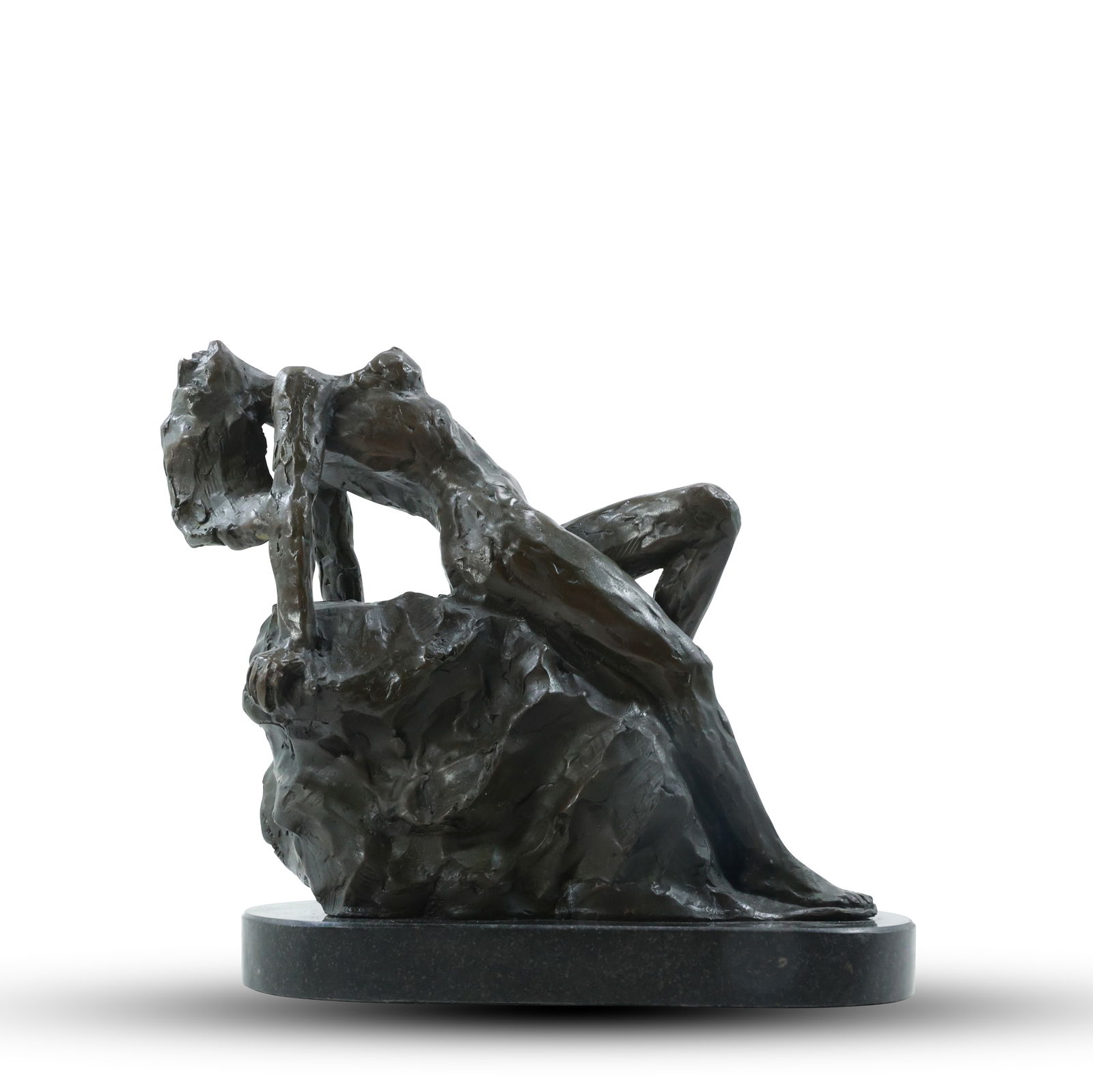 Signed Auguste Rodin Stretched Nude Lady Bronze Sculpture 10.25 in. height, Good Patina: Signed Auguste Rodin Stretched Nude Lady Bronze Sculpture 10.25 in. height, Good Patina. size: 10.25x11.5. ASKart: Auguste Rodin (1840 - 1917) was active/lived in France. Auguste Rodin is known for Re