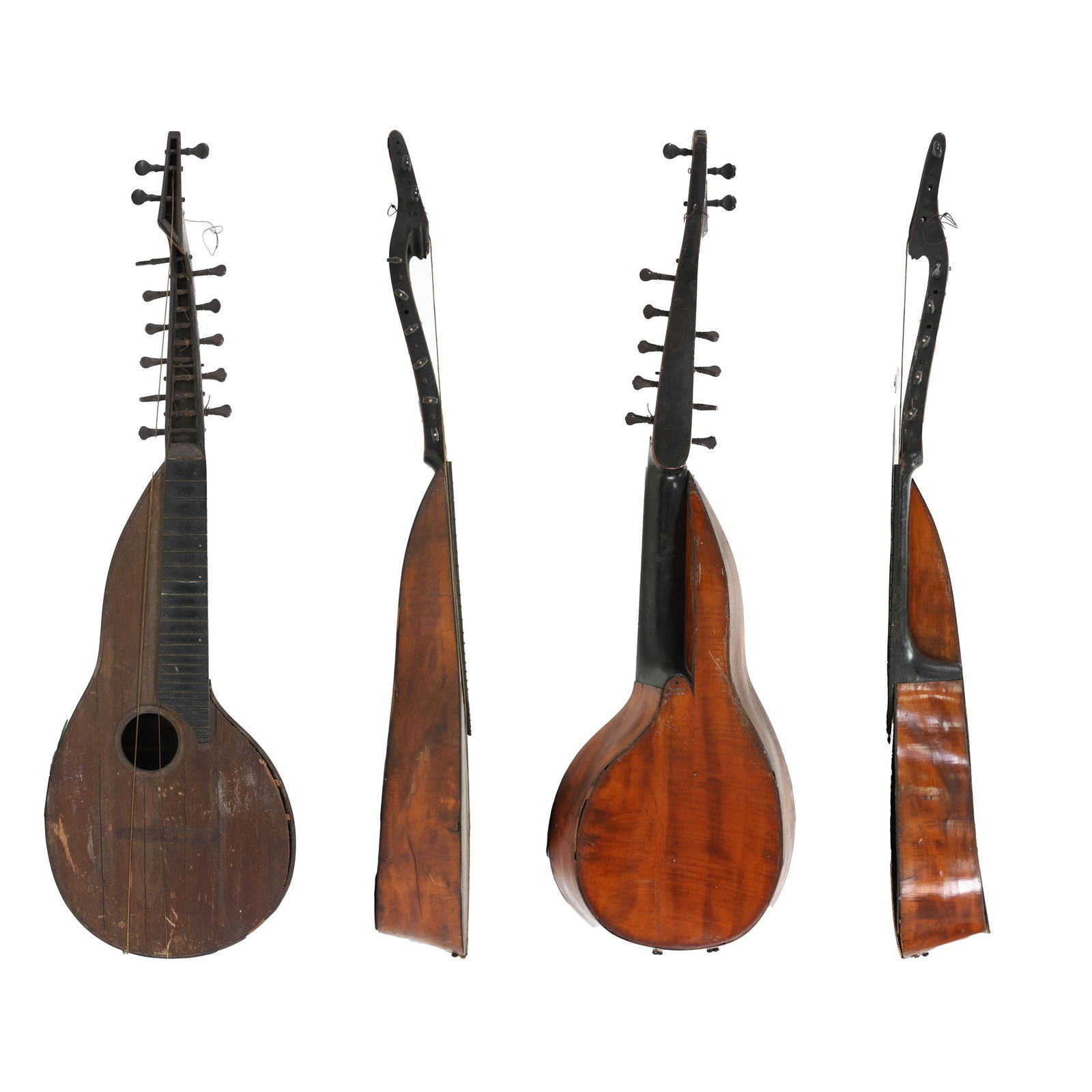 RARE Renault & Chatelain, Paris, 1787 Cittern Harp Guitar for Restoration (1 of 17)