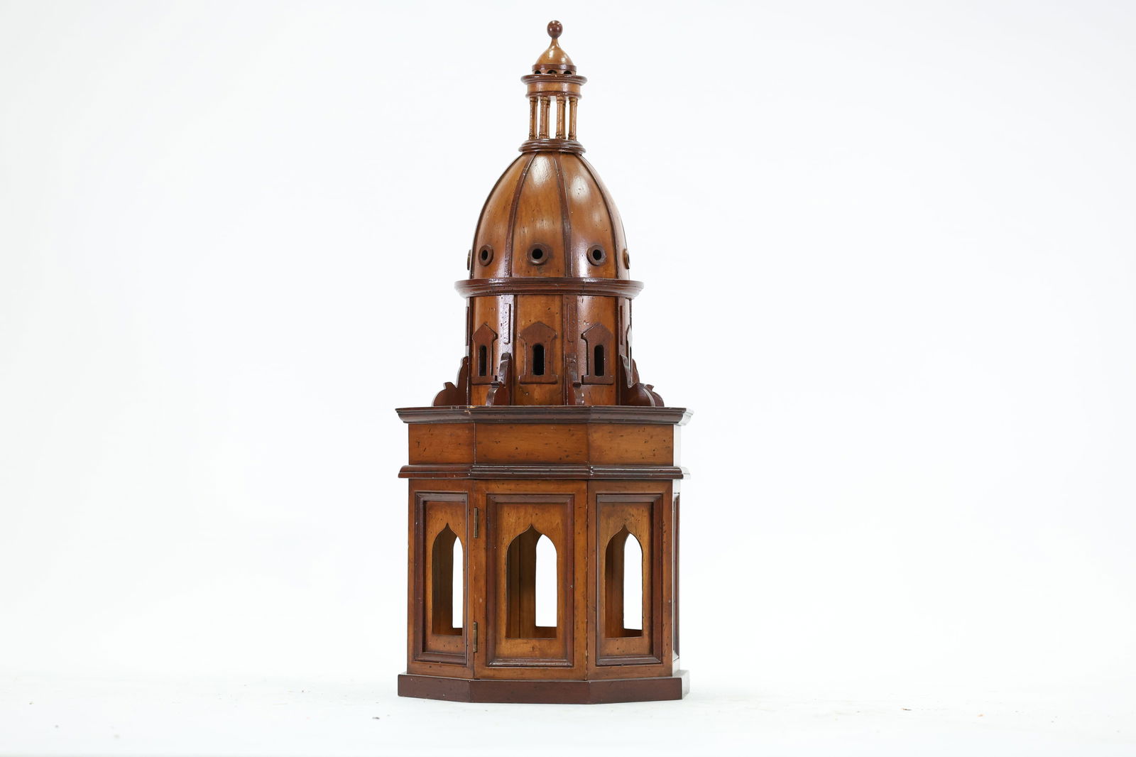 A 19th Century Model of a Dome in Mahogany and Maple 24 inches height x 10 in. wide (1 of 17)