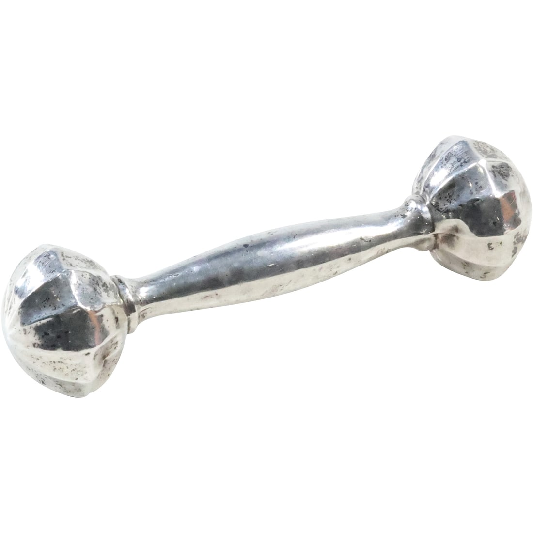 Webster Sterling Silver Baby Rattle 4 1/2 in. x 1 1/4 in.: Webster Sterling Baby Rattle size:4 1/2 x 1 1/4