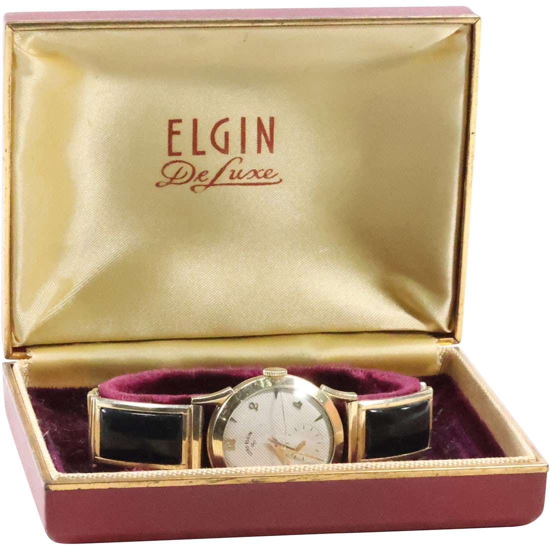 1950's Lord Elgin 14K GF Wristwatch 21 Jewels in Original Case (1 of 18)