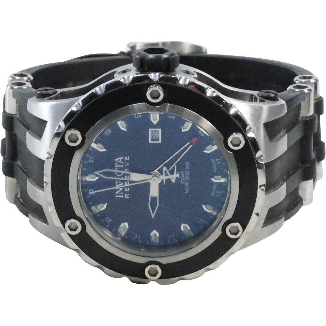 Invicta Wristwatch with Date "Reserve for the few who know best" GMT w/r 500mt (1 of 20)