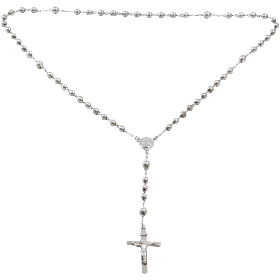 Sterling Silver Rosary Beads 20 in. x 5 in. x 1 in. (1 of 20)