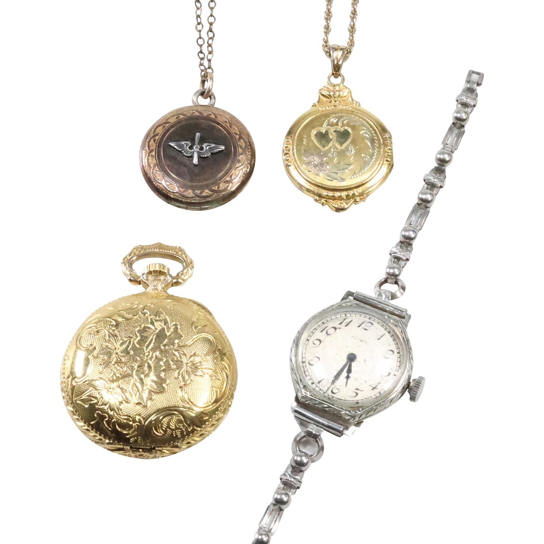 [4]  Locket Air Force Academy Propeller Wings ; 12K GF Attleboro Mass. Victorian Locket; 14K GF (1 of 20)