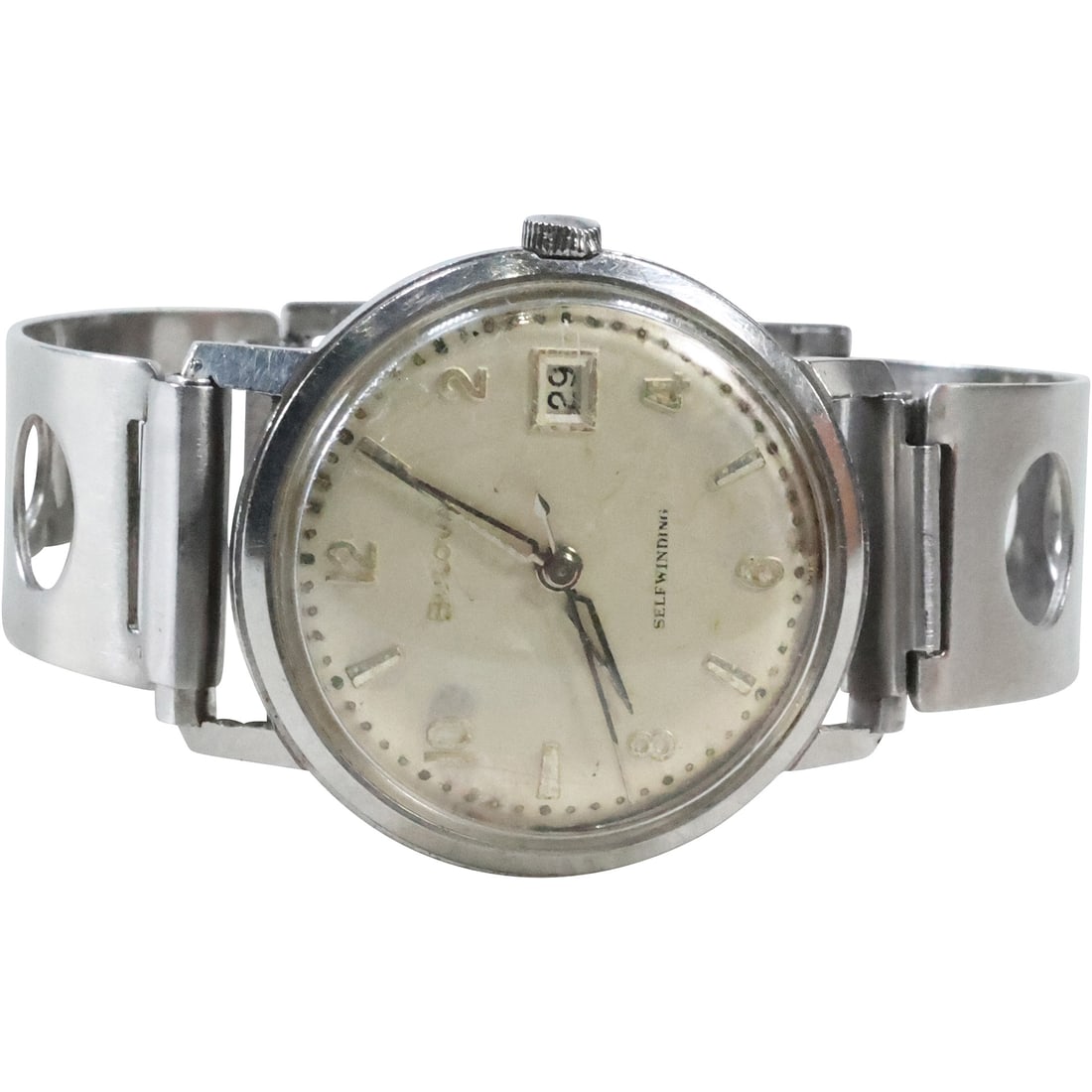 Bulova 1967 Men's Wristwatch Self Winding with Date K60203 M4 (1 of 14)