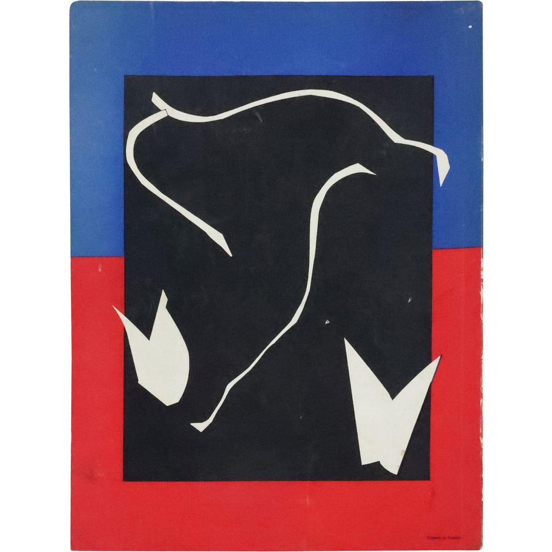 Vintage Henri Matisse Color Lithograph "Couverture De Verve II", Printed in France: Vintage Henri Matisse Color Lithograph "Couverture De Verve II", Printed in France. size: 14 in. x 10.5 in.