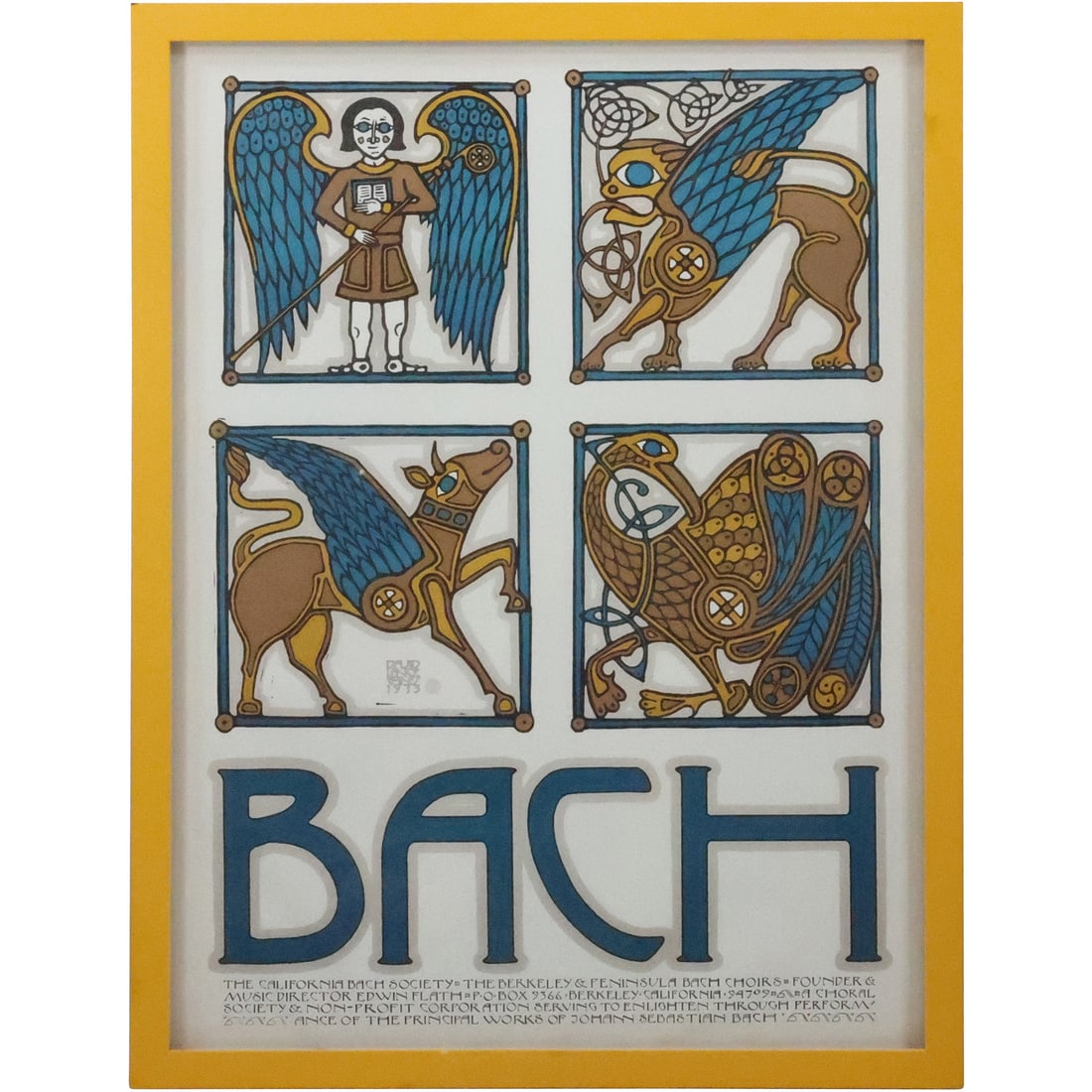 BACH David Lance Goines Framed Poster (1 of 20)