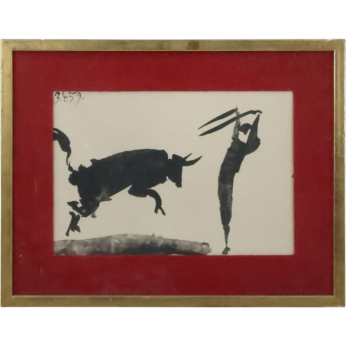 Pablo Picasso, Vintage Lithograph, Bull Fighter (1 of 16)