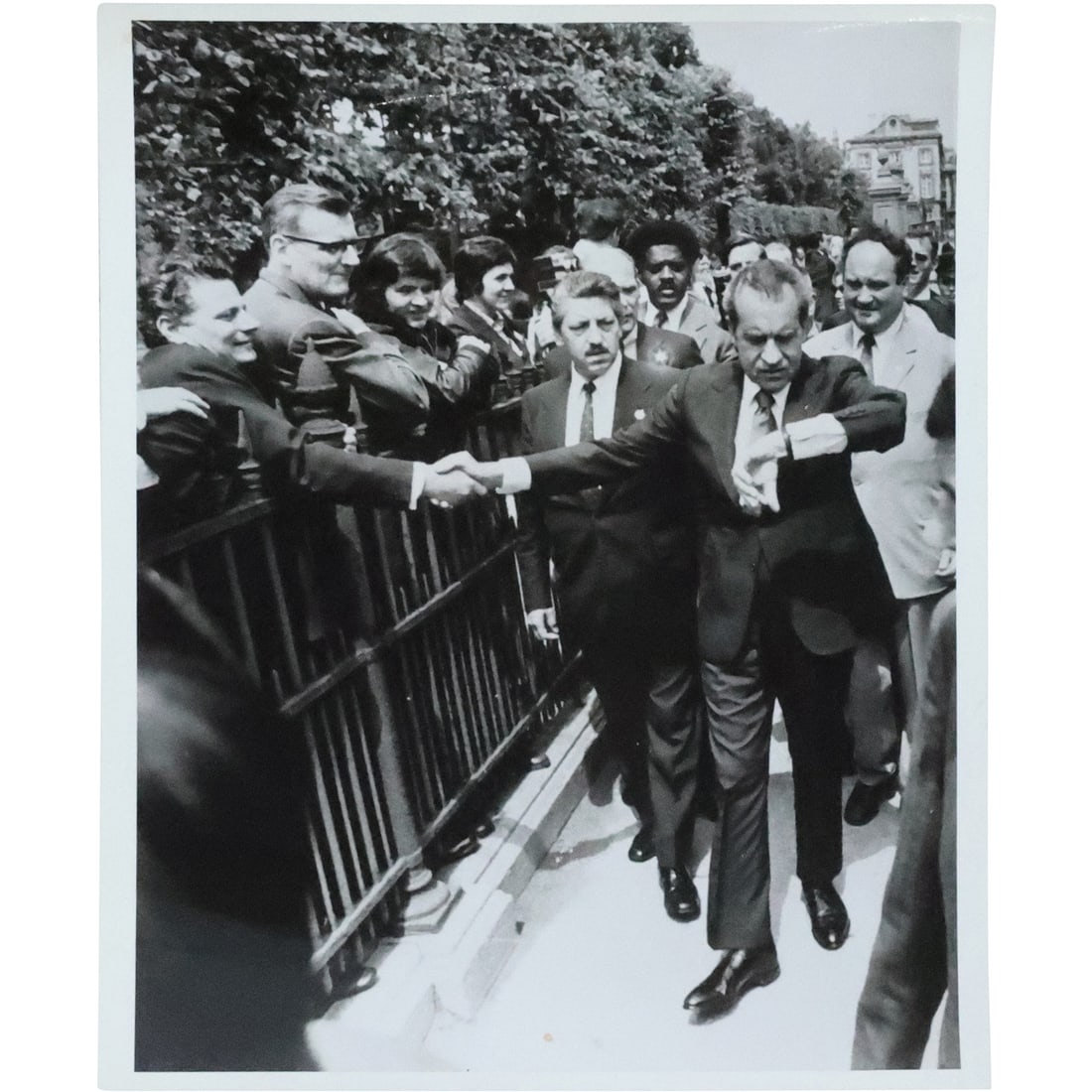 1974 Gelatin Silver Photograph, Richard Nixon Checking His Watch, Unknown Photographer (1 of 18)