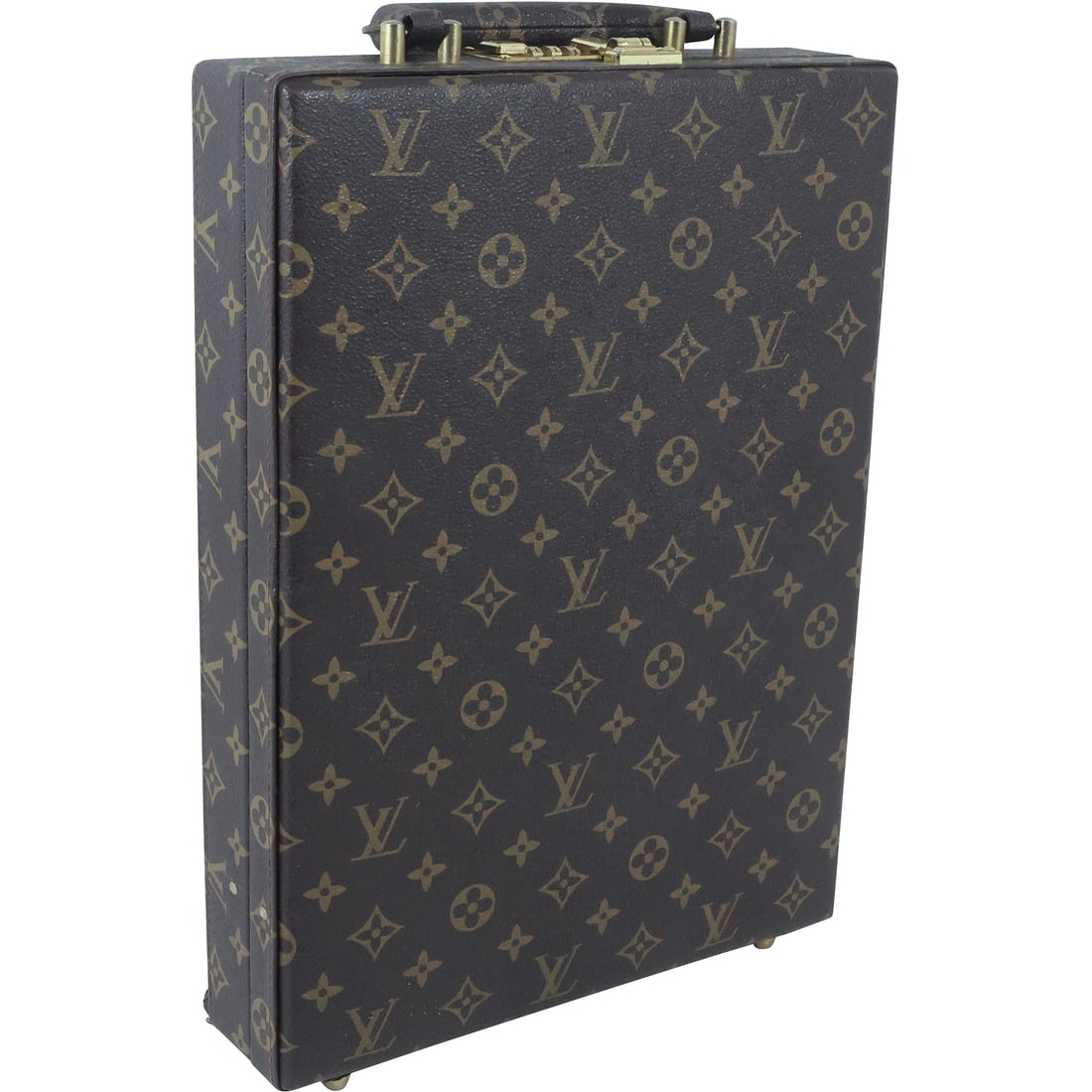 Designer Executive Attache Traveling Briefcase in Monogram Pattern (1 of 20)