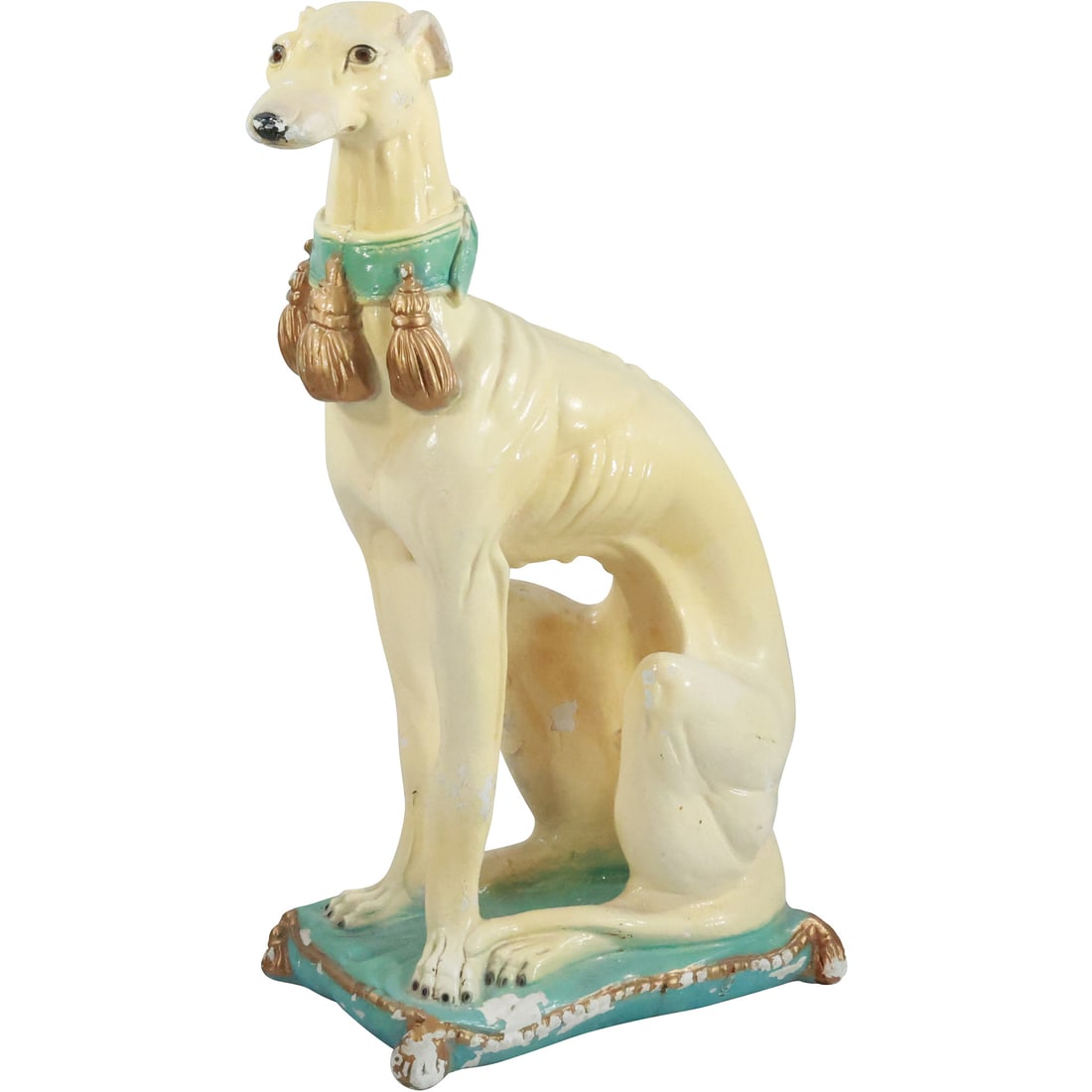 Vintage Large Composite Mid Century French Greyhound Dog Statue 27.25 in. height (1 of 20)