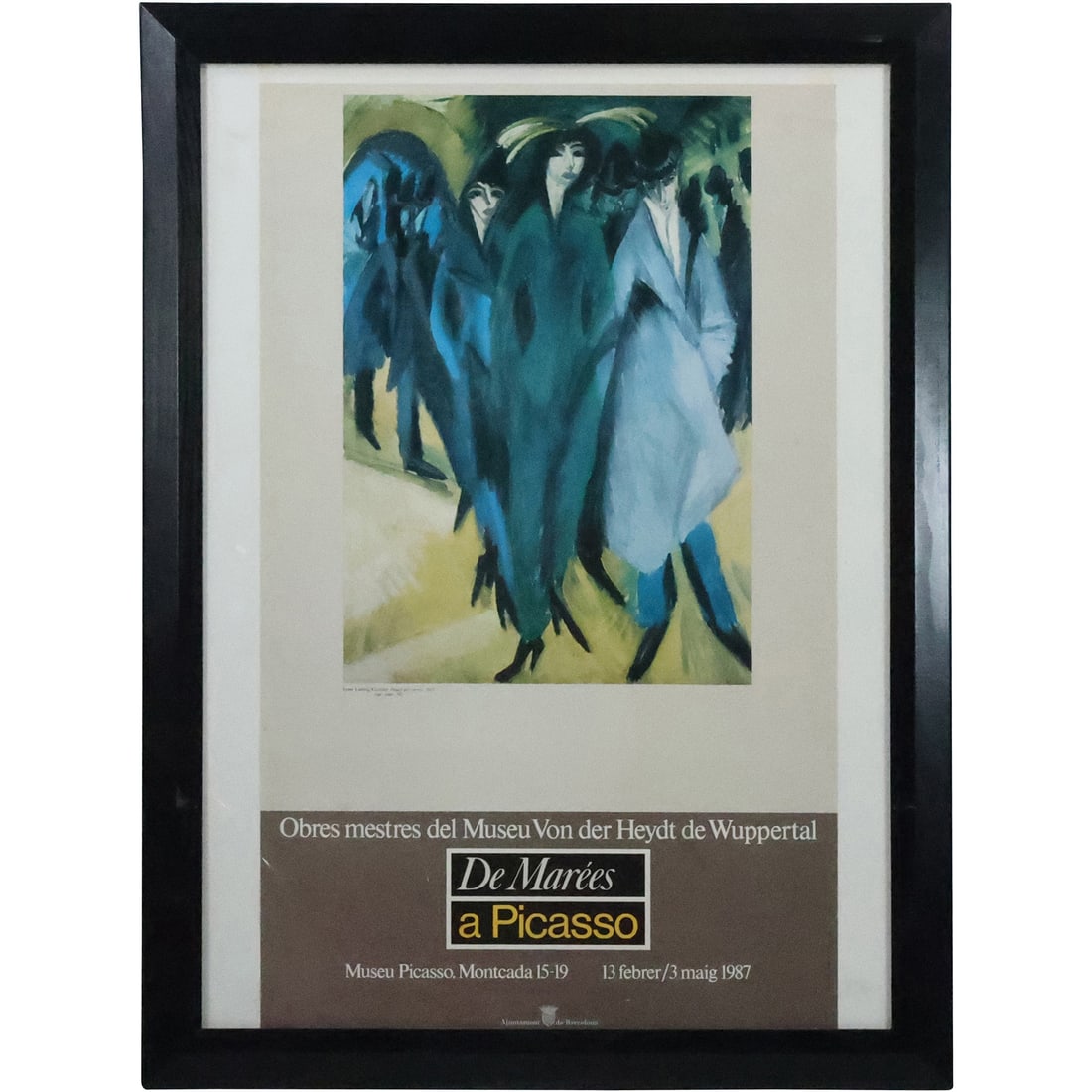 Pablo Picasso Exhibition Poster 1987, Framed (1 of 20)