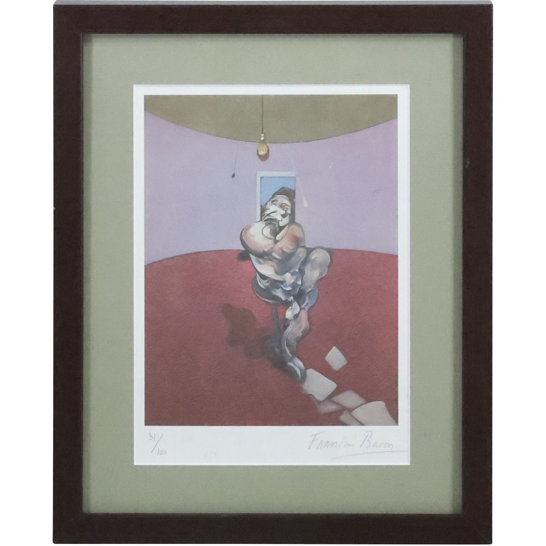 Francis Bacon [1909-1992], Lithograph Surrealism #31/100, Portrait of George Dyer Talking (1 of 18)