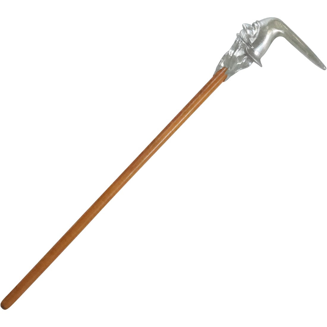 Vintage Cast Metal Handle Walking Cane Head of Northwind Bearded Man (1 of 20)