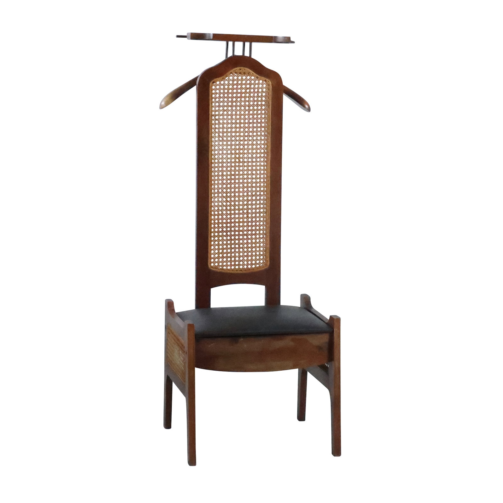 Mid-Century Modern Danish Design Clothes Butler Chair 47 inches height: Mid-Century Modern Danish Design Clothes Butler Chair 47 inches height. size: 47 x 17.5 x 14.25