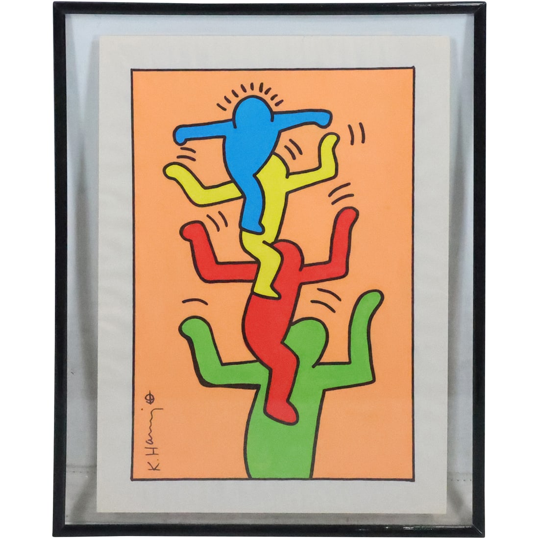 Keith Haring; 20thC. Felt -Tip Drawing (1 of 18)