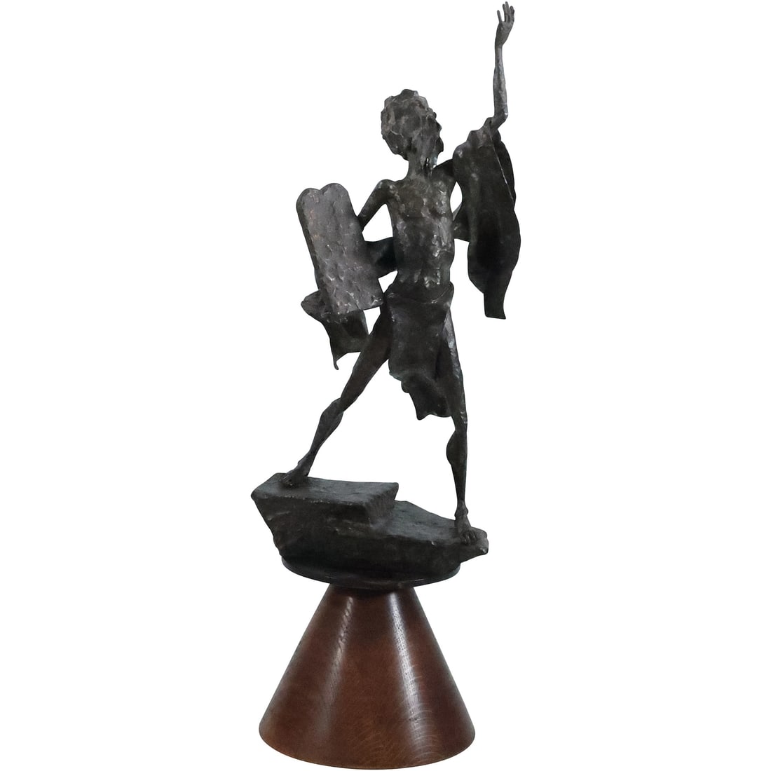 Henry Gamson; 20thC. Modernist Judaica Bronze Grouping Signed (1 of 20)