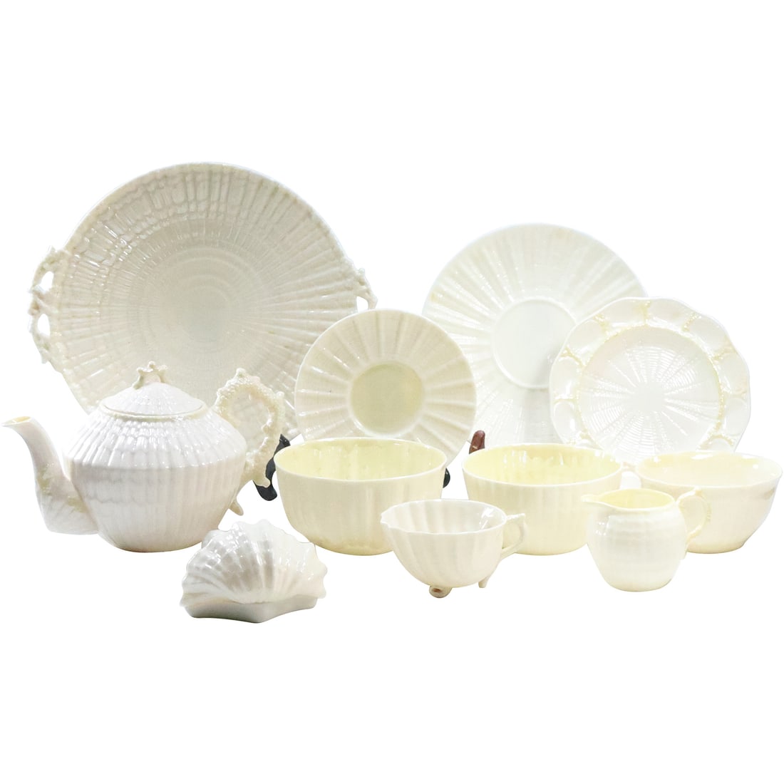 Estate Grouping 10 Assorted BELLEEK Fine Porcelain - Variety (1 of 20)