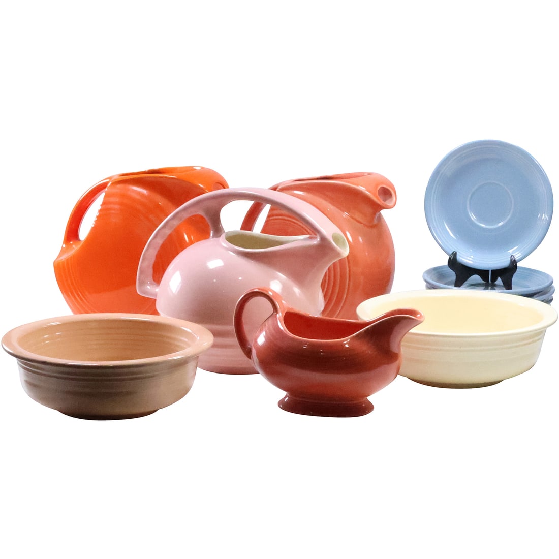 12 Pieces Assorted FIESTA Dinnerware and Pitchers - Various Colors (1 of 20)