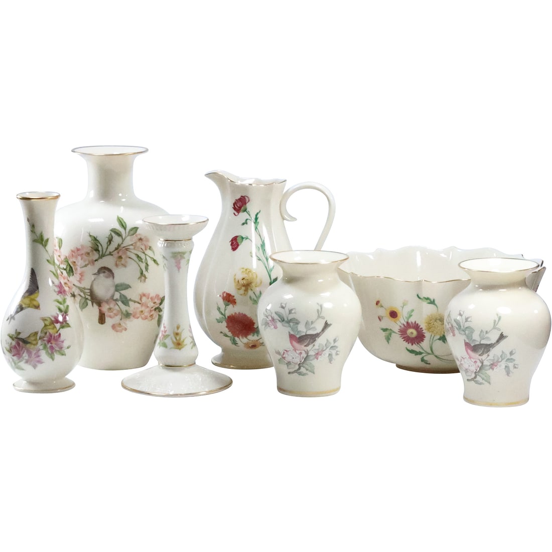 7 Assorted Quality LENOX Fine Porcelain Decorated with Flowers , Birds (1 of 20)