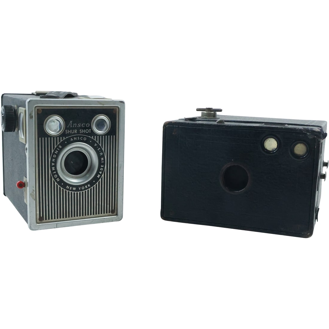 2 Vintage Cameras:  Ansco Shur Shot and Black Box Camera (1 of 20)